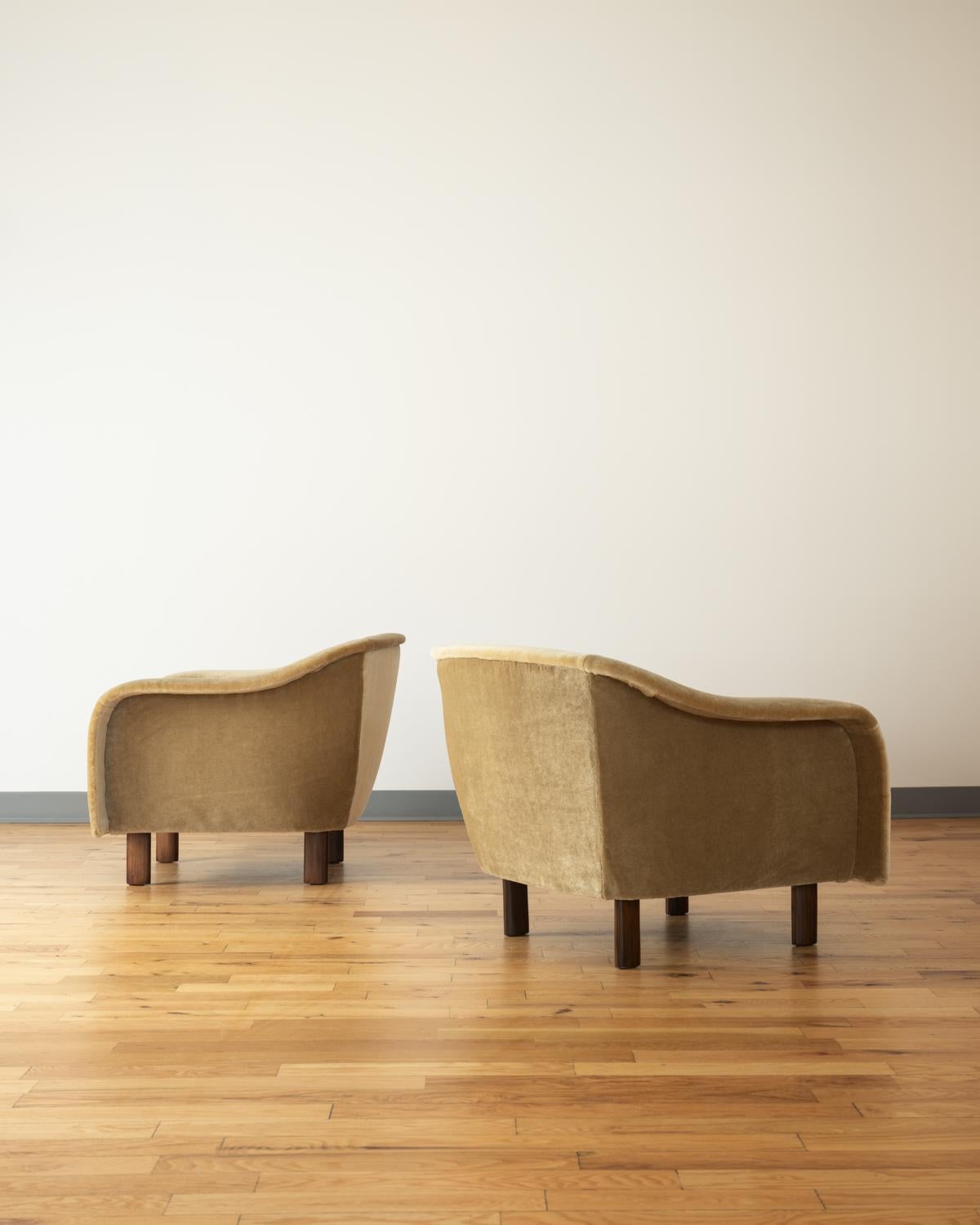 Mid-Century moderno Poltrone curve di Joaquim Tenreiro, 1948 in vendita