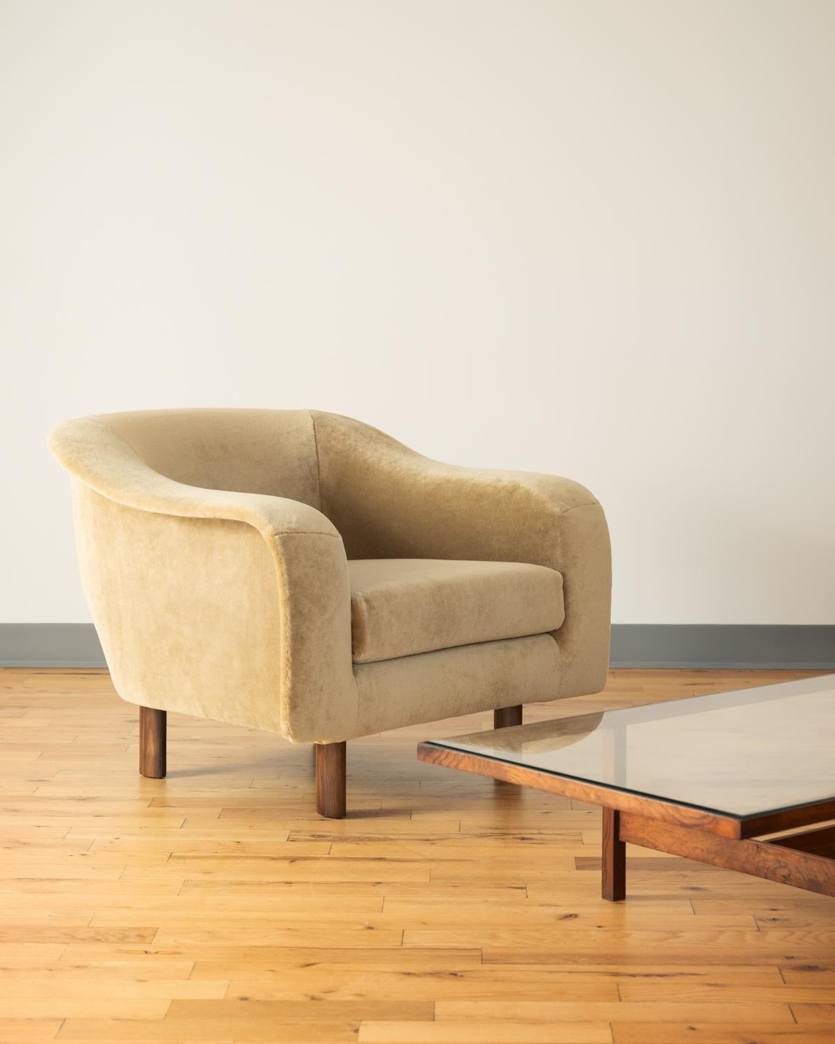 Poltrone curve di Joaquim Tenreiro, 1948 in vendita 2