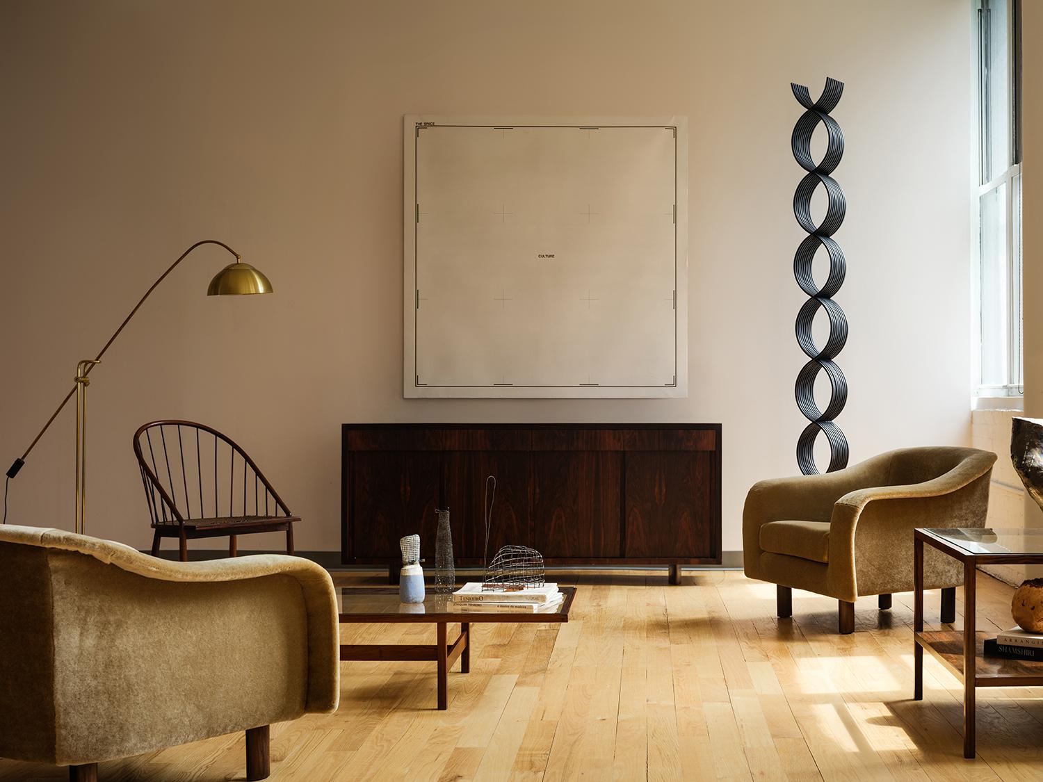 Poltrone curve di Joaquim Tenreiro, 1948 in vendita 3