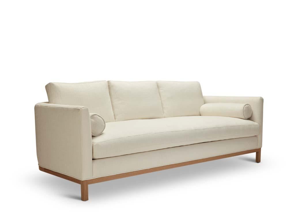 Gebogenes Sofa mit Rückenlehne von Lawson-Fenning (Moderne der Mitte des Jahrhunderts) im Angebot