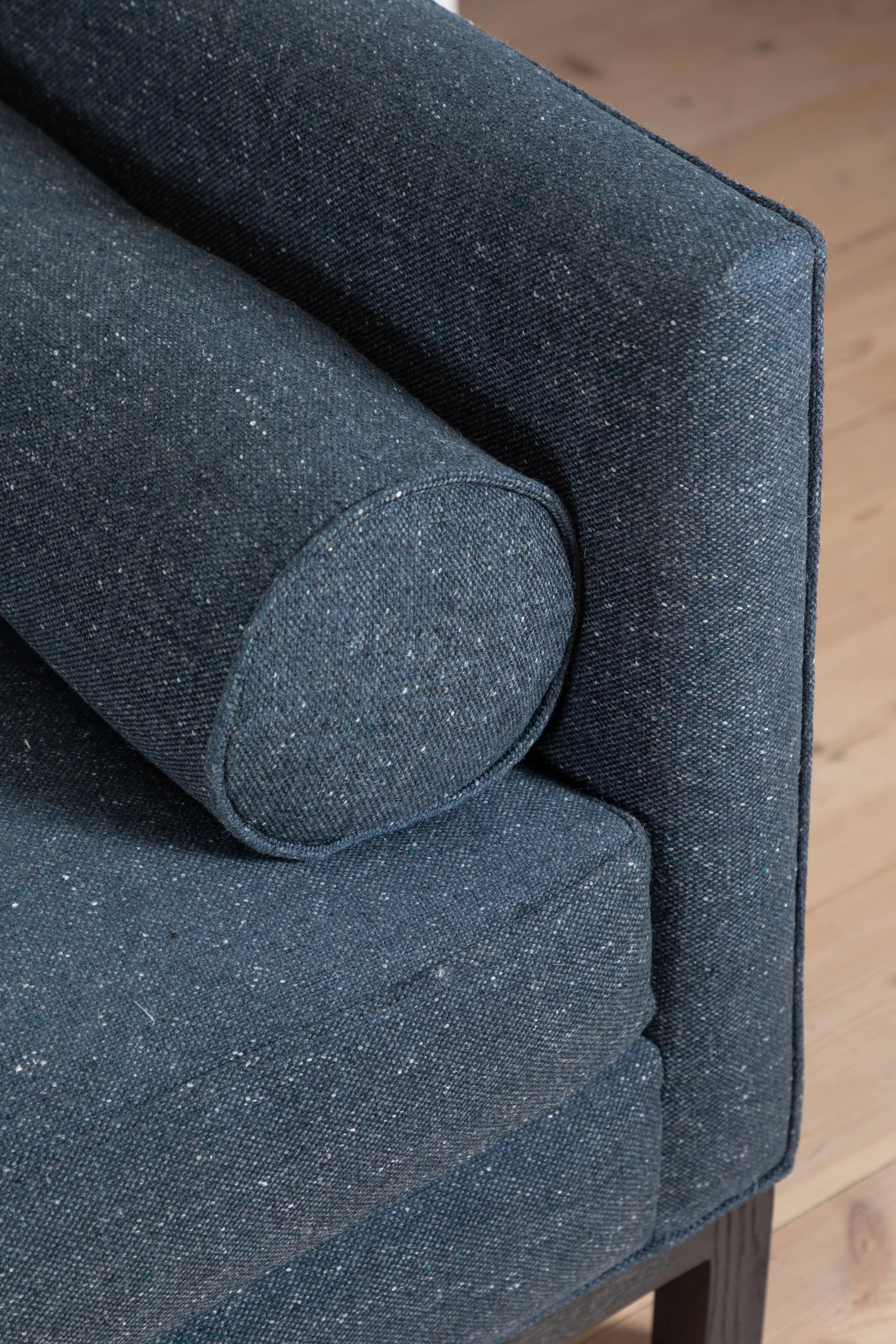curved back settee