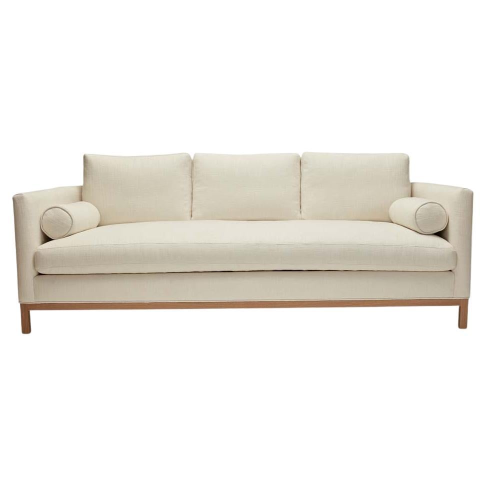 Curved Back Sofa by Lawson-Fenning For Sale