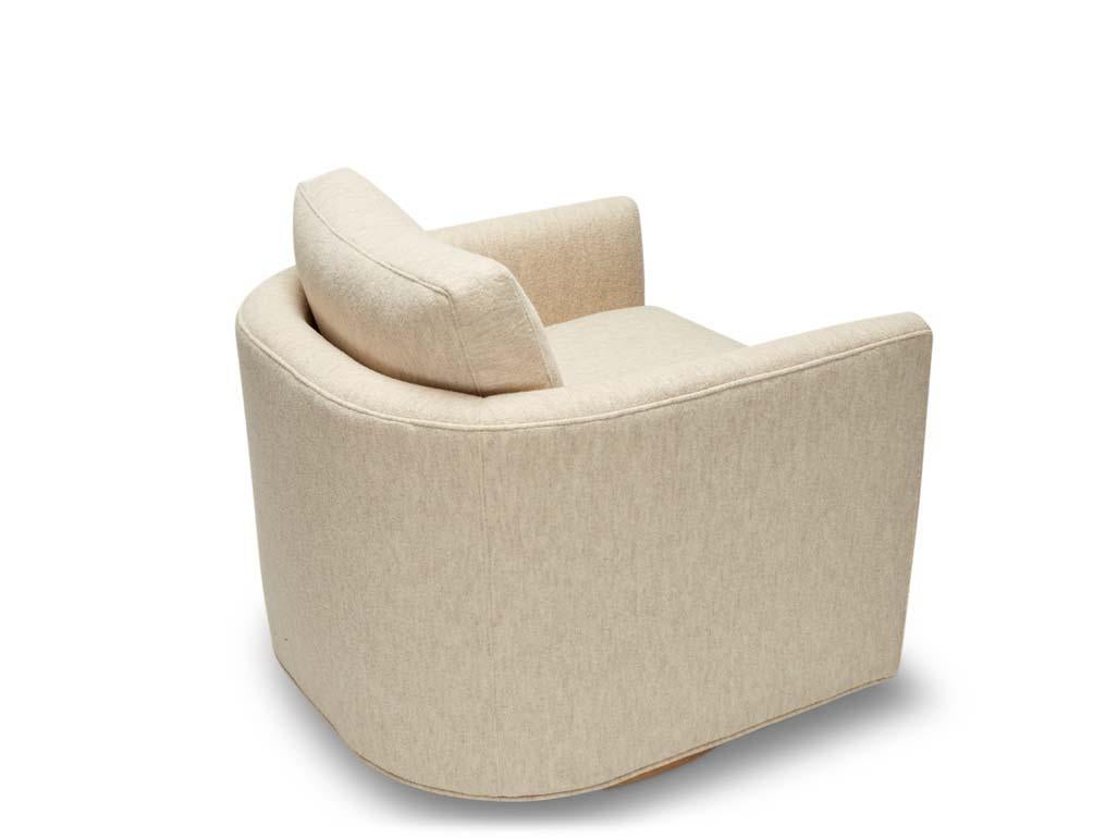 Drehstuhl mit geschwungener Rückenlehne von Lawson-Fenning (Moderne der Mitte des Jahrhunderts) im Angebot