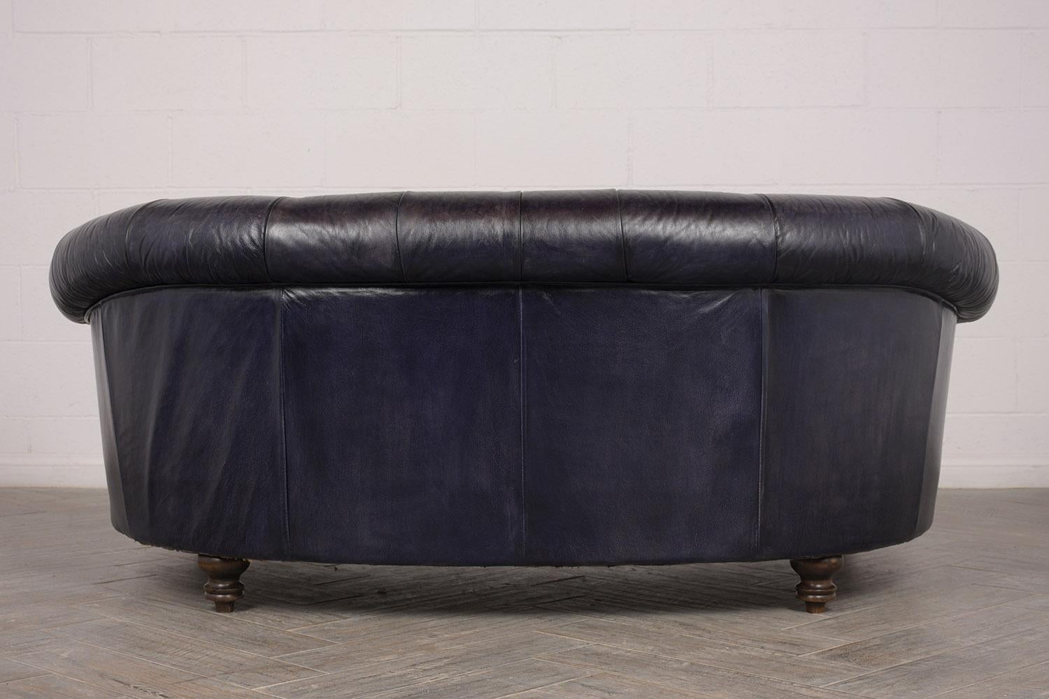 curved chesterfield sofa