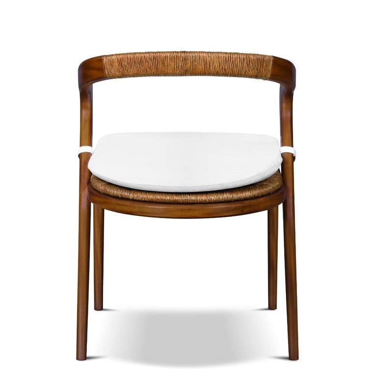 Curved back Vars II chair, handcrafted and molded, palm back and loose