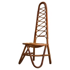 Curved Bamboo Chair, 1960s