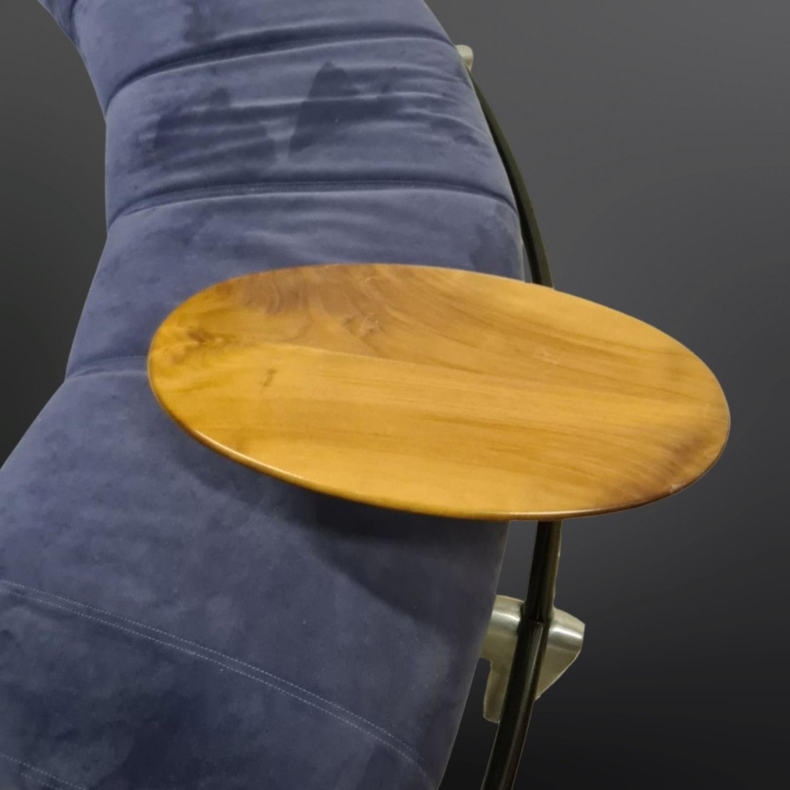 Curved canapé sofa by Rodolfo Dordoni for Moroso, Italy 1980s In Good Condition For Sale In ECHT, NL