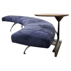 Divano canapè curvo di Rodolfo Dordoni per Moroso, Italia anni '80