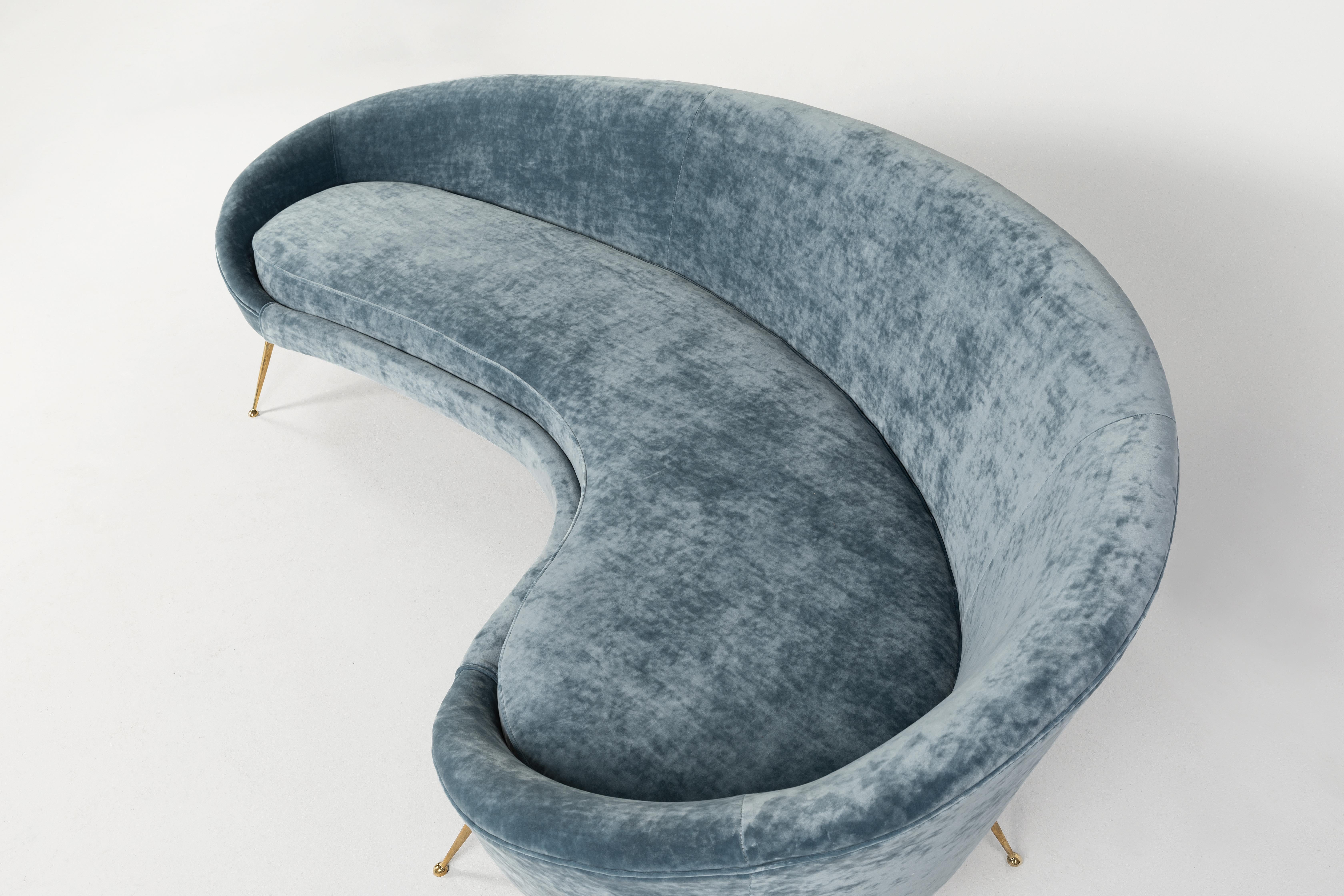 Mid-Century Modern Curved 