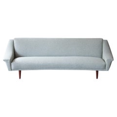 Retro Curved Danish Sofa Designed by Georg Thams for Vejen Polstermøbelfabrik