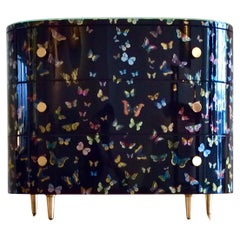 Curved 'Farfalle' 'Butterflies' Chest of Drawers by Fornasetti