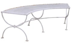 Curved Garden Patio Poolside Bench by Salterini 3 available