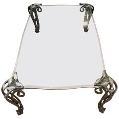 Curved Glass Coffee Table by Thomasville