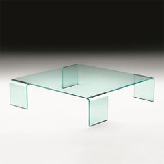 Curved Glass Coffee Table