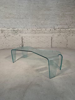 Curved Glass Coffee Table