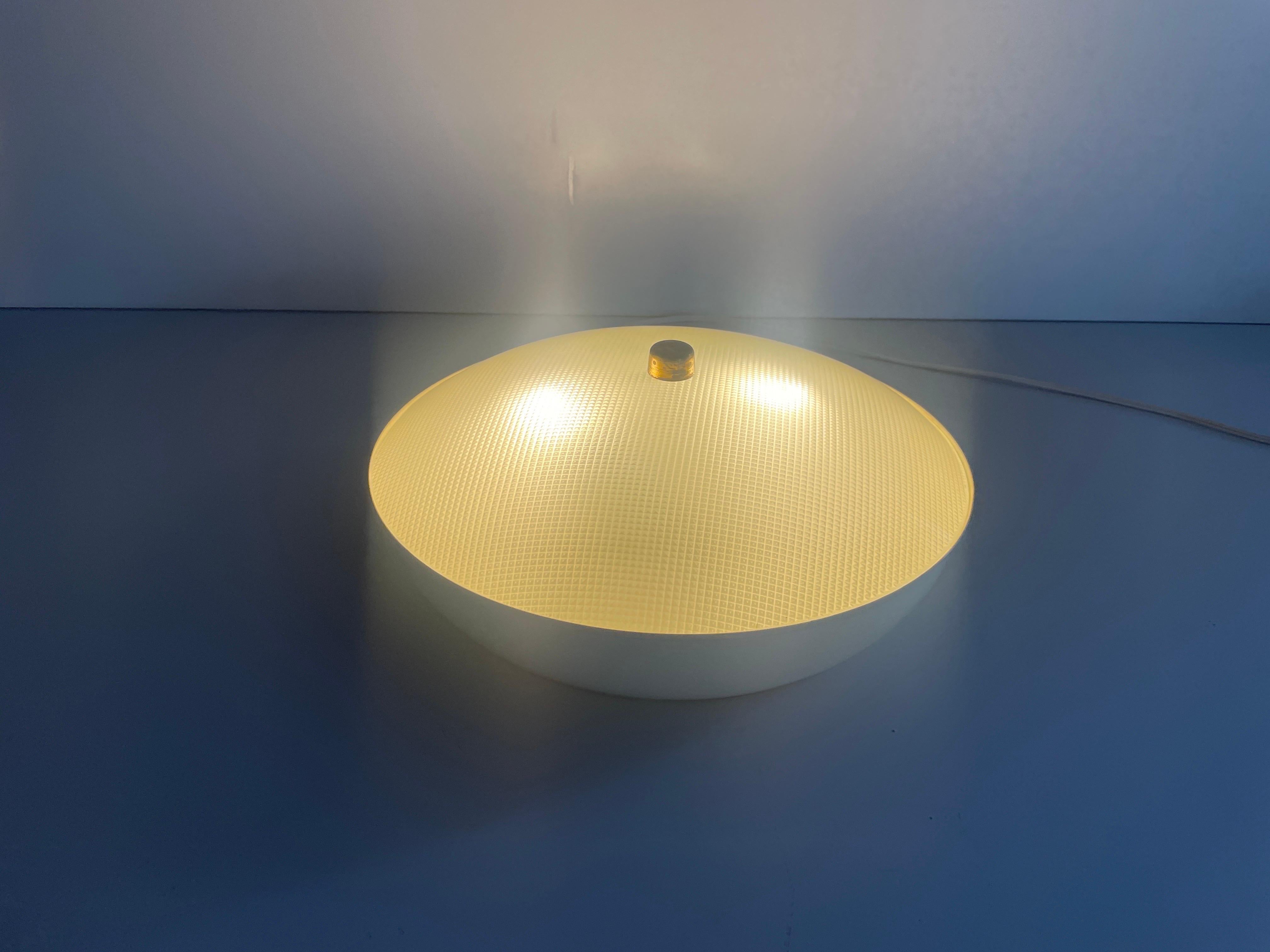 Lámpara empotrada de cristal curvado de Lumi, años 50, Italia en venta 5
