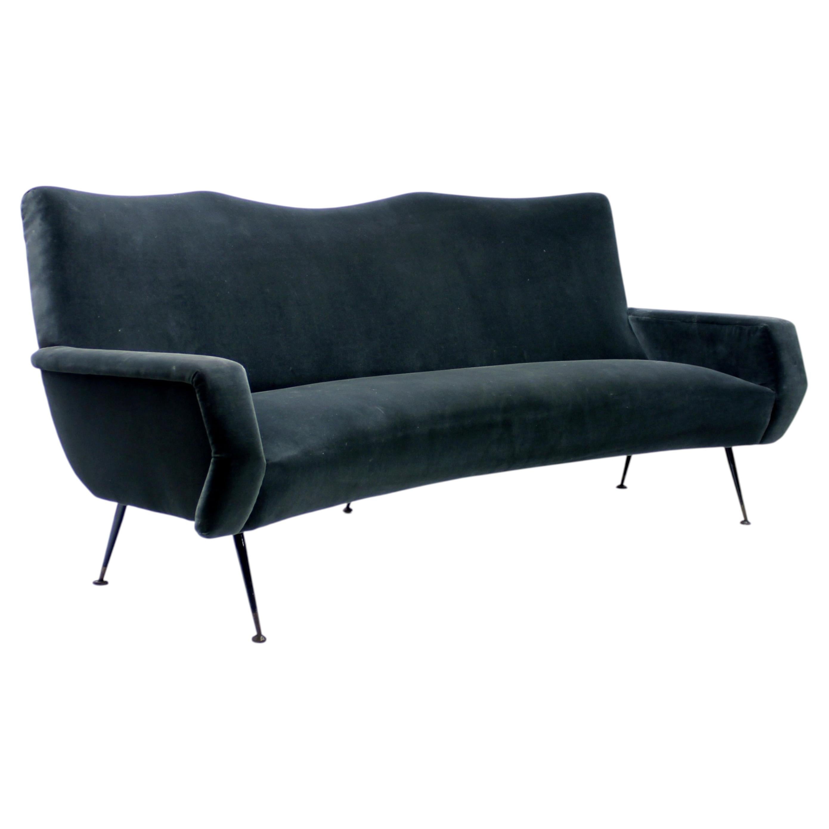 How do I measure a curved couch?