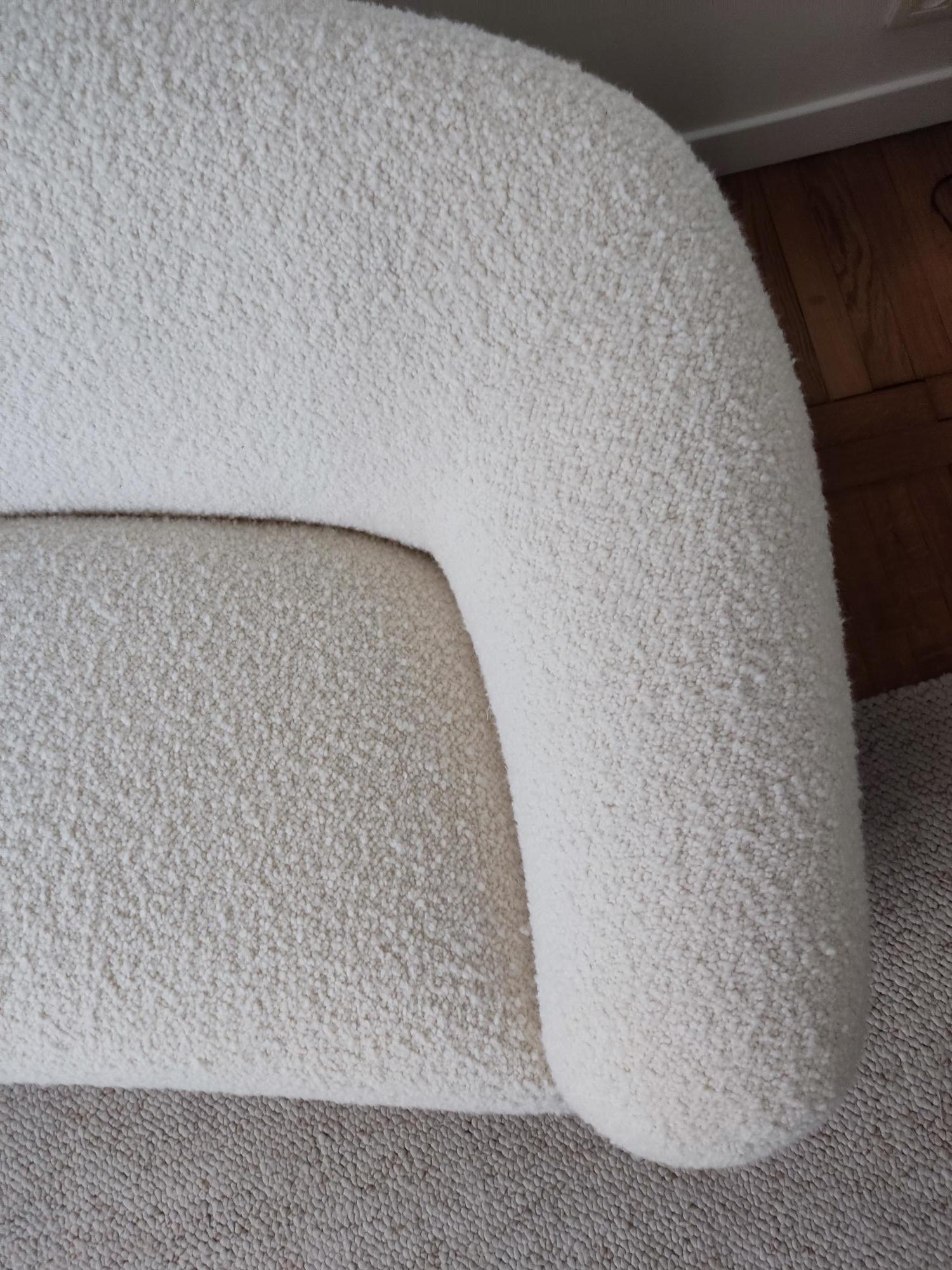 curved Italian sofa - 60s  For Sale 7