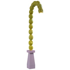 Curved Melon TOTEM Large, REM Atelier, Ceramic Lamp