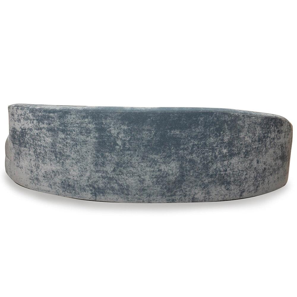 Canapé incurvé de style milieu de siècle à assise et dossier serrés Neuf - En vente à Greenwich, CT