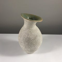 Curved Neck Vase Pottery by Yumiko Kuga