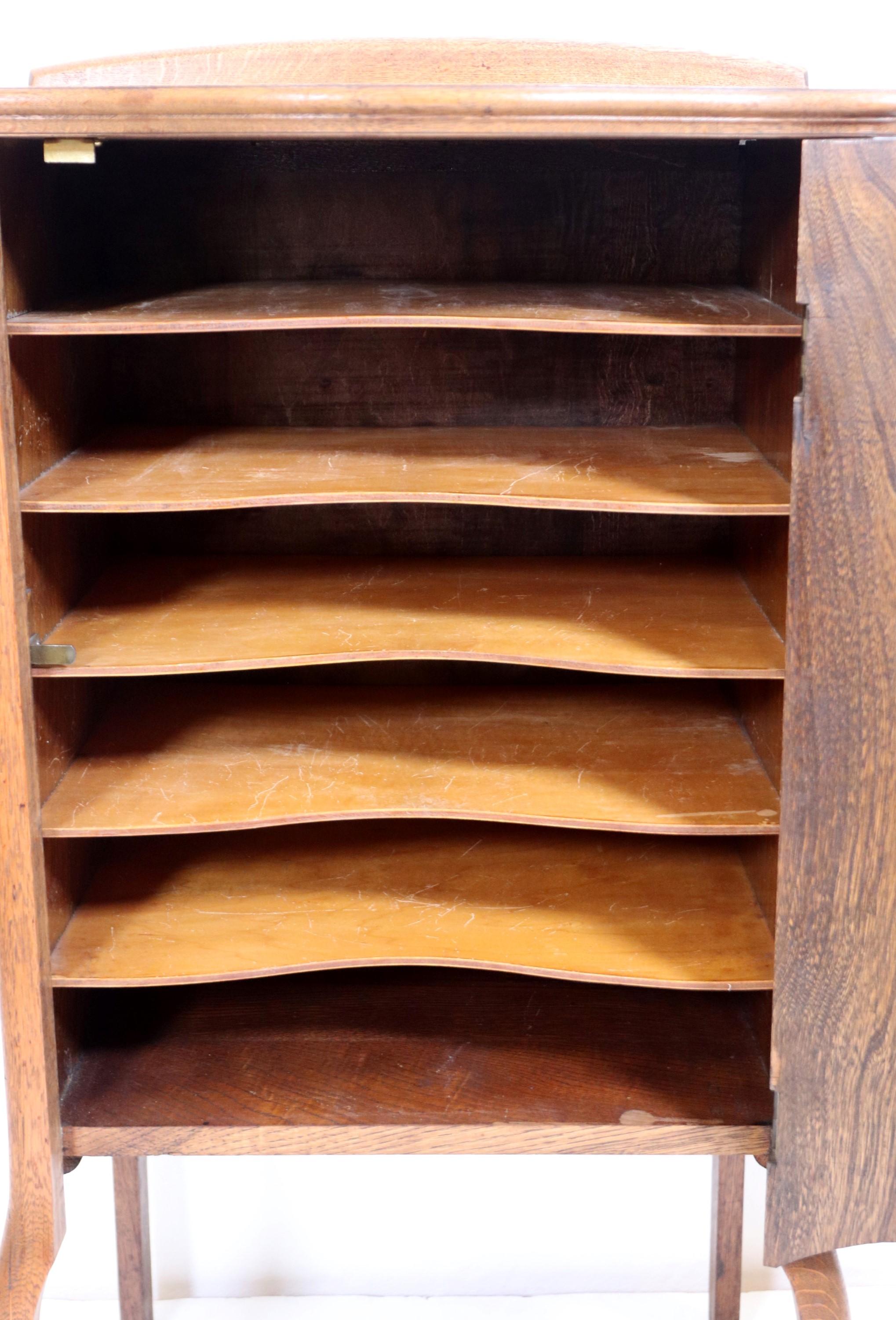antique sheet music cabinet