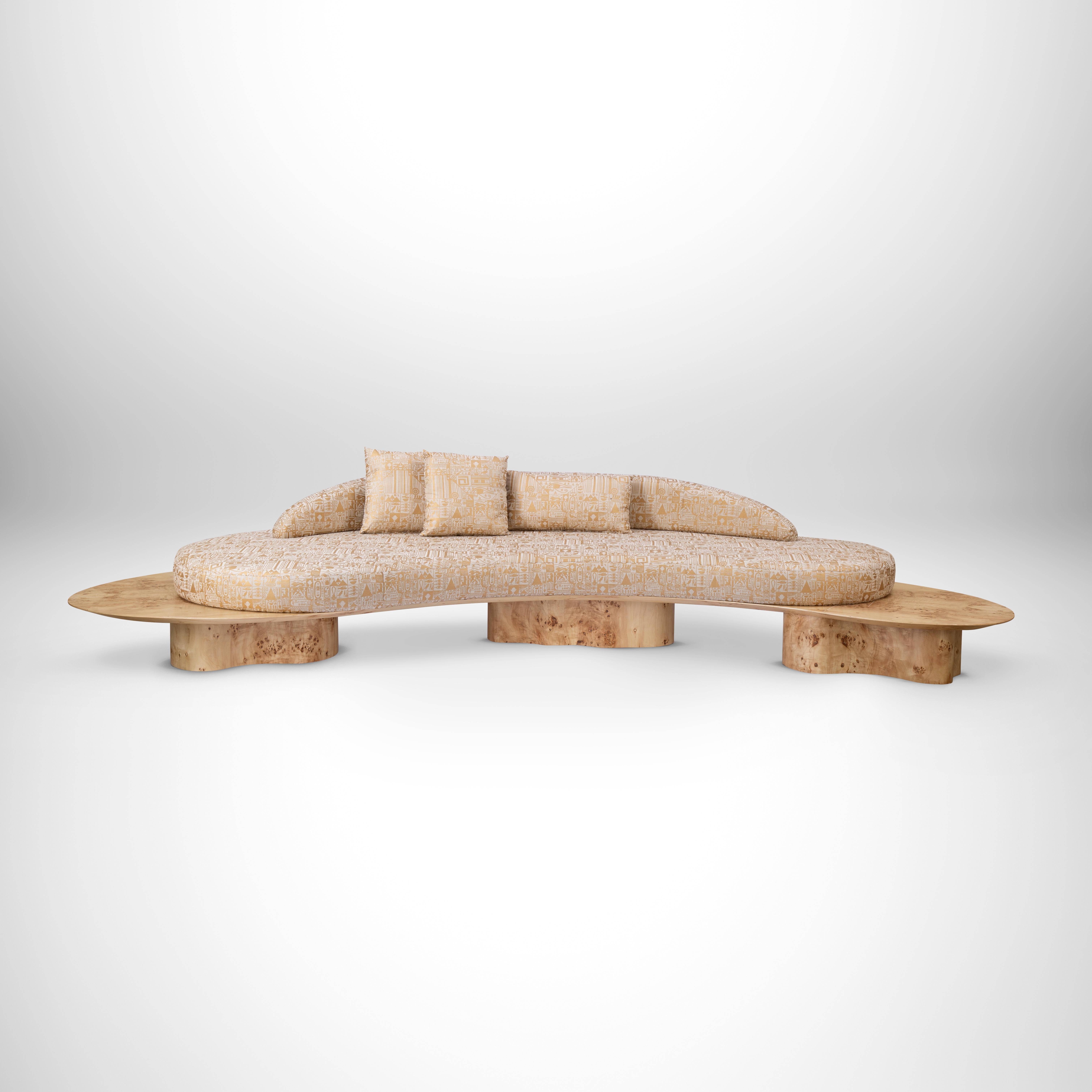organic shaped sofa