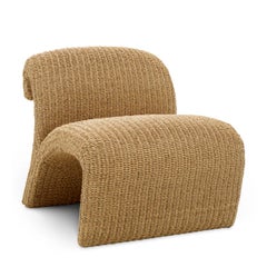 Curved Outdoor Armchair