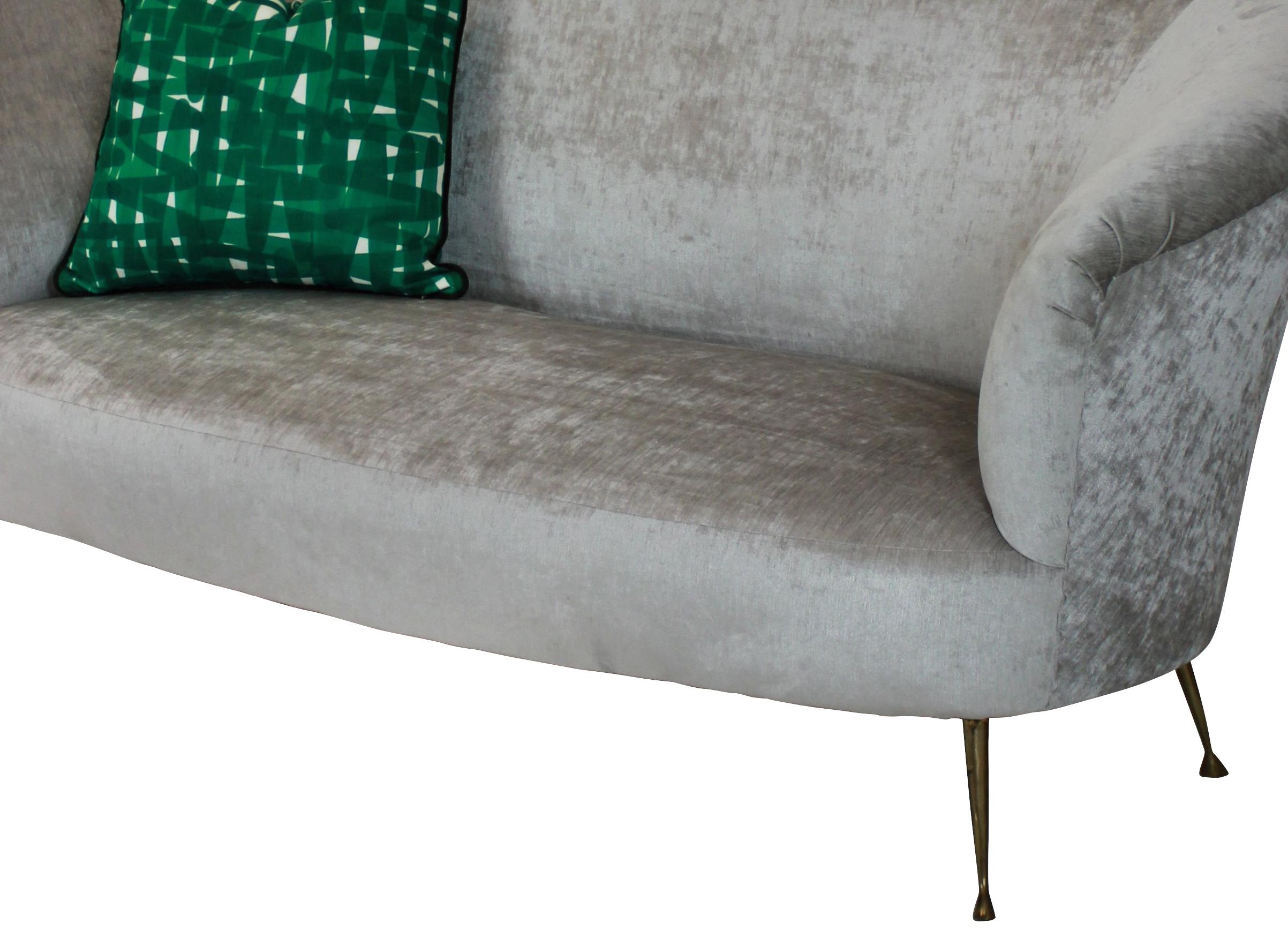 Italian Curved Parisi Sofa