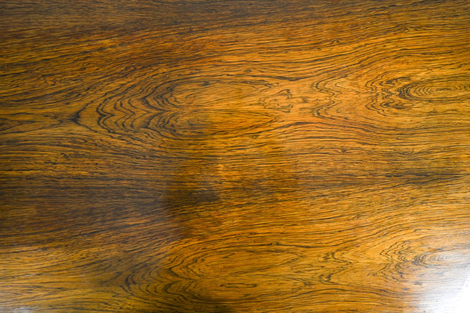 Curved Rosewood Coffee Table, Denmark 1960s 5