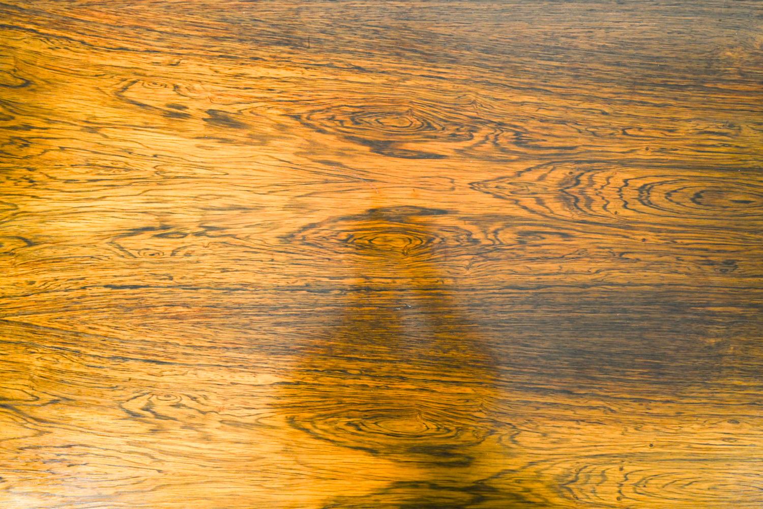 Curved Rosewood Coffee Table, Denmark 1960s 6