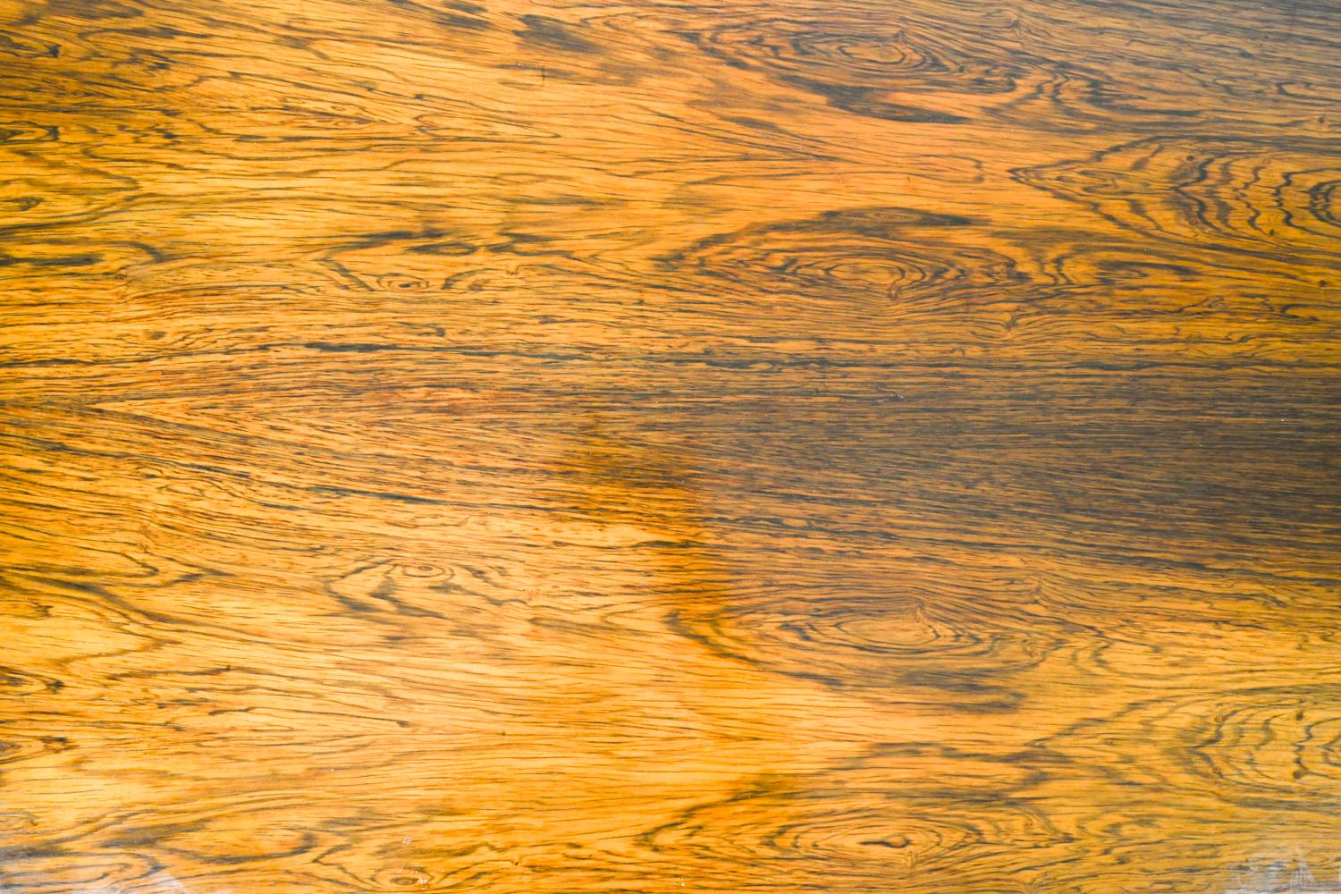 Curved Rosewood Coffee Table, Denmark 1960s 7