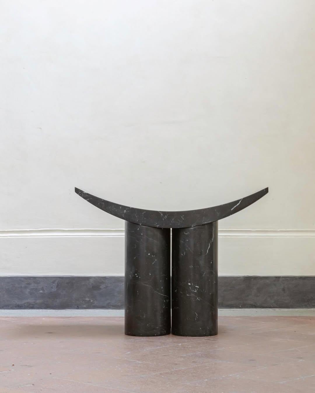 Marbre Gamma  Tabouret de Pietro Franceschini en vente 4