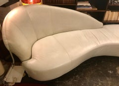 Curved Serpentine Cloud Sofa Mid-Century Modern