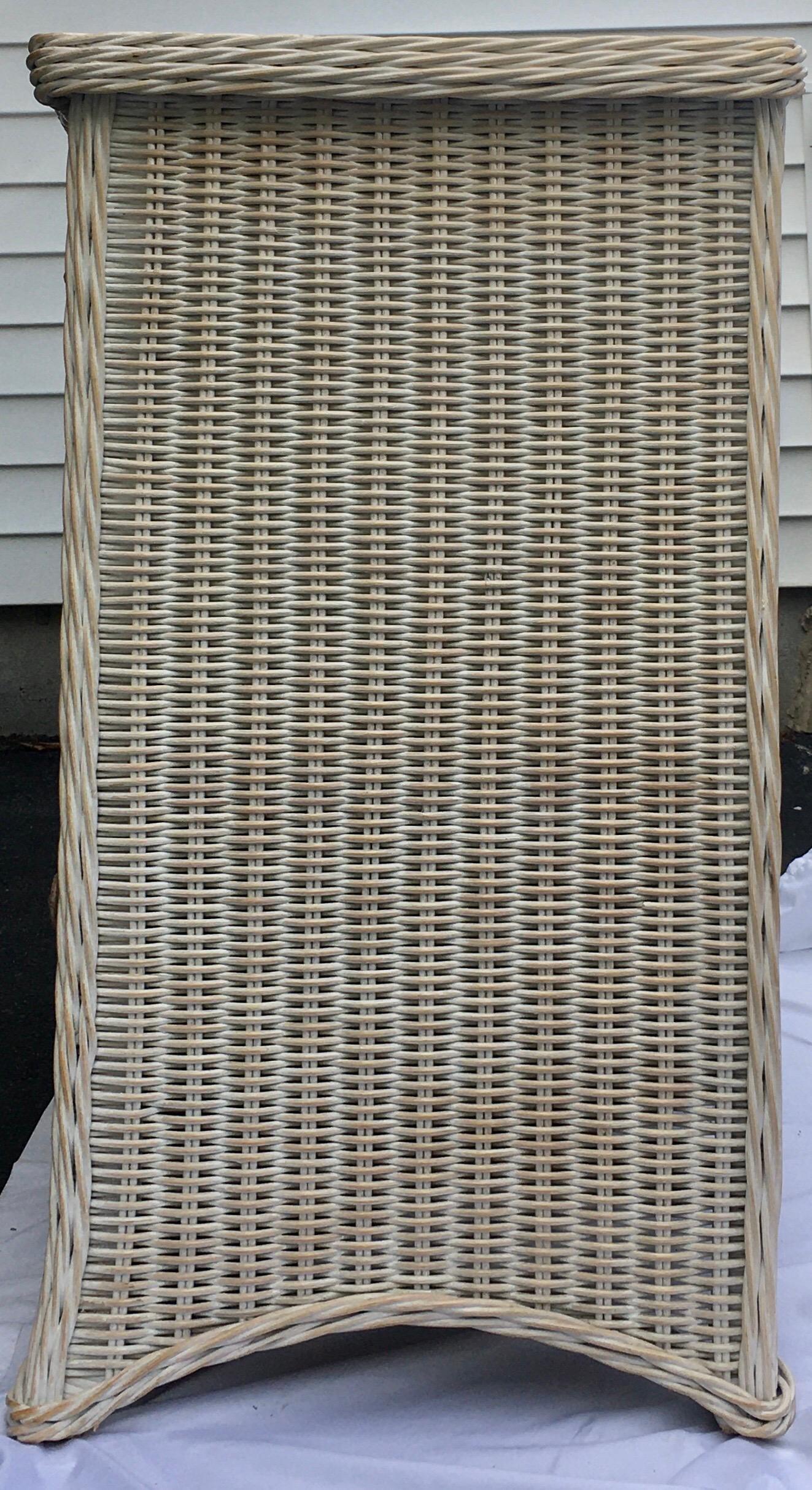 small wicker drawers