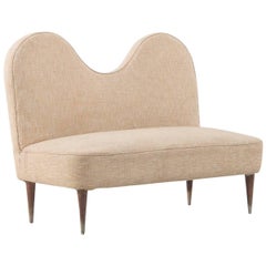 Curved Sofa Attributed to Cesare Lacca
