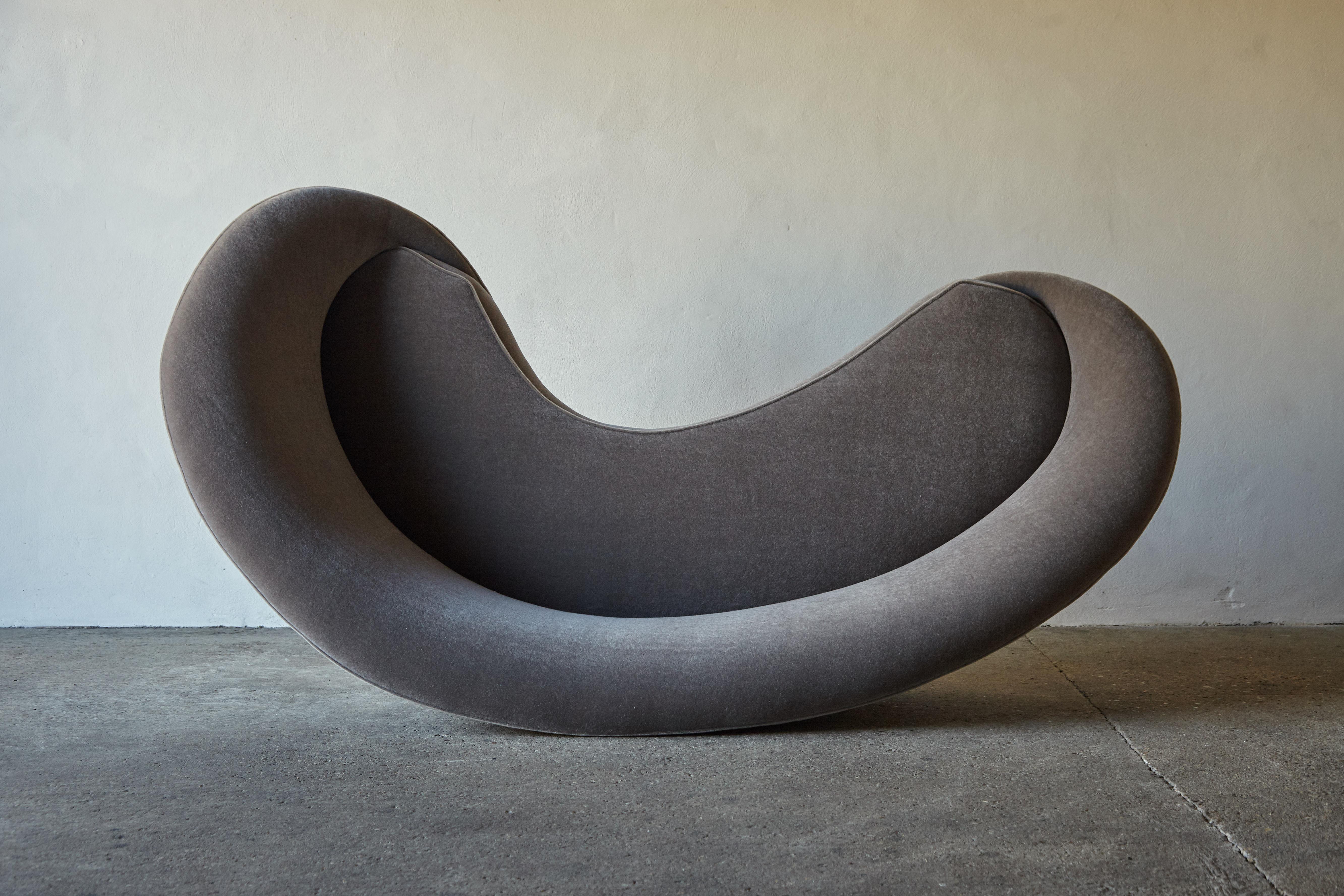 Curved Sofa Attributed to Ico Parisi / Federico Munari, Italy, 1950s 7