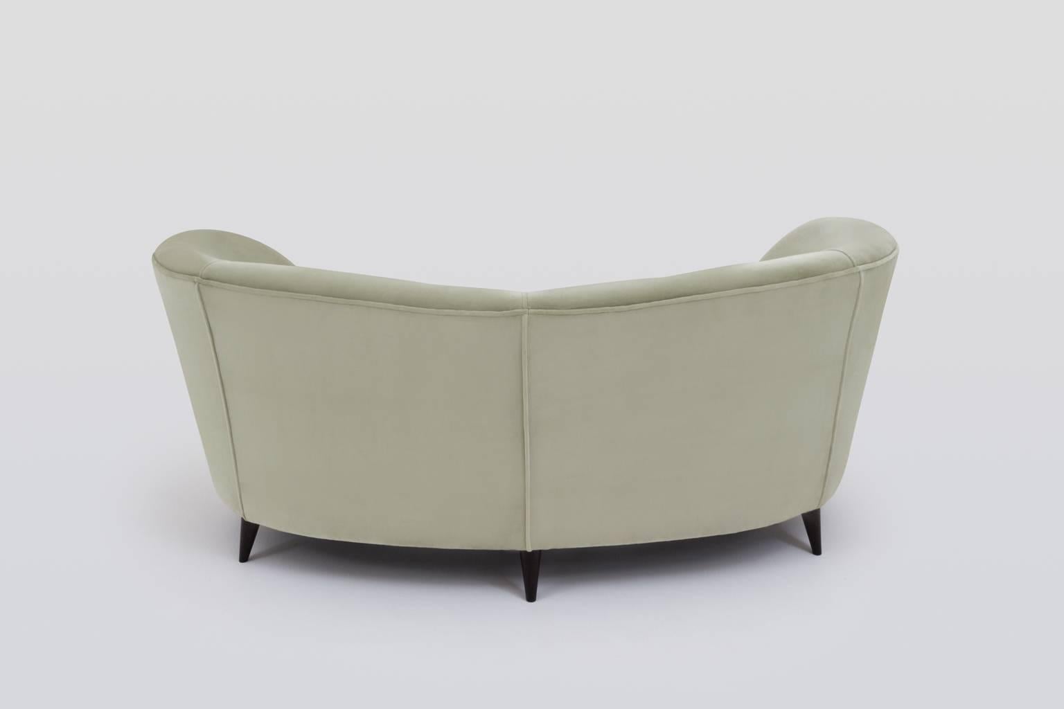 Curved Sofa by Cesare Lacca, Italy, 1950s 1