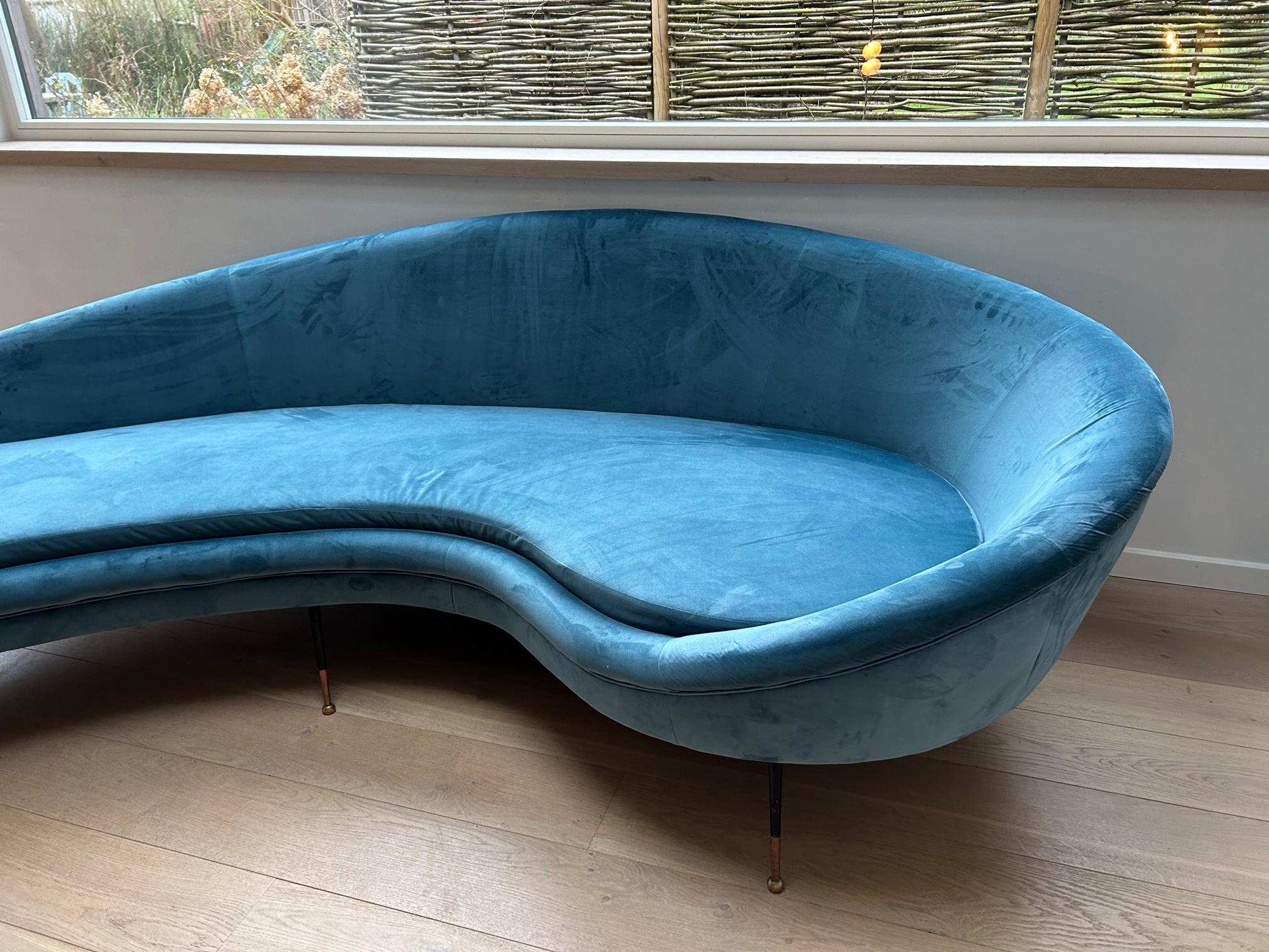 Sofá curvo de Federico Munari, Italia en Excelente estado para la venta en Tourinnes-la-Grosse (Beauvechain), BE