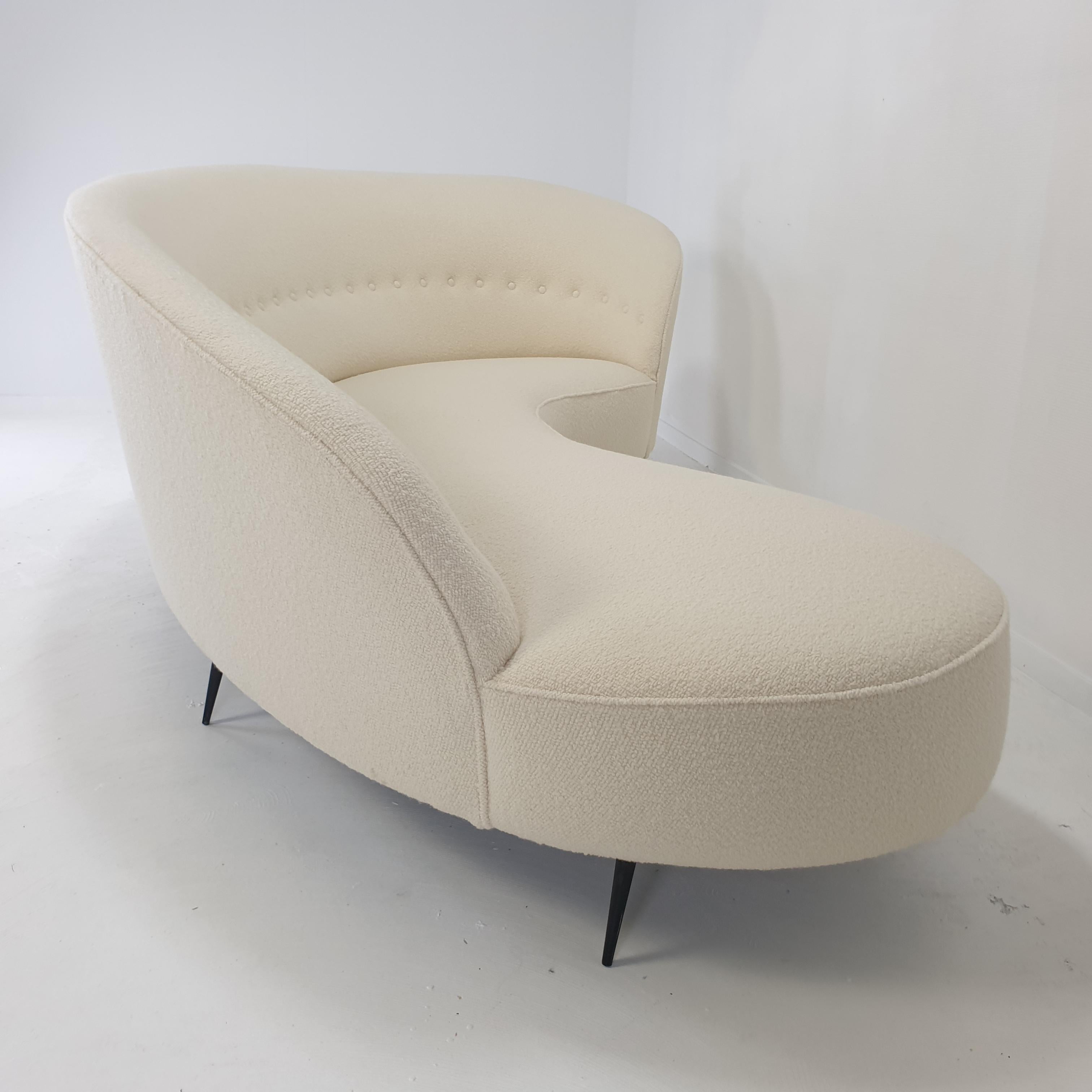 Curved Sofa by Frederico Munari Italy, 1960's For Sale 12