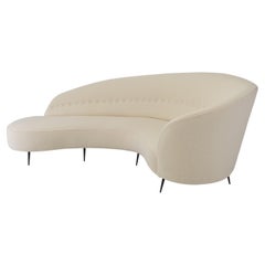 Curved Sofa by Frederico Munari Italy, 1960's