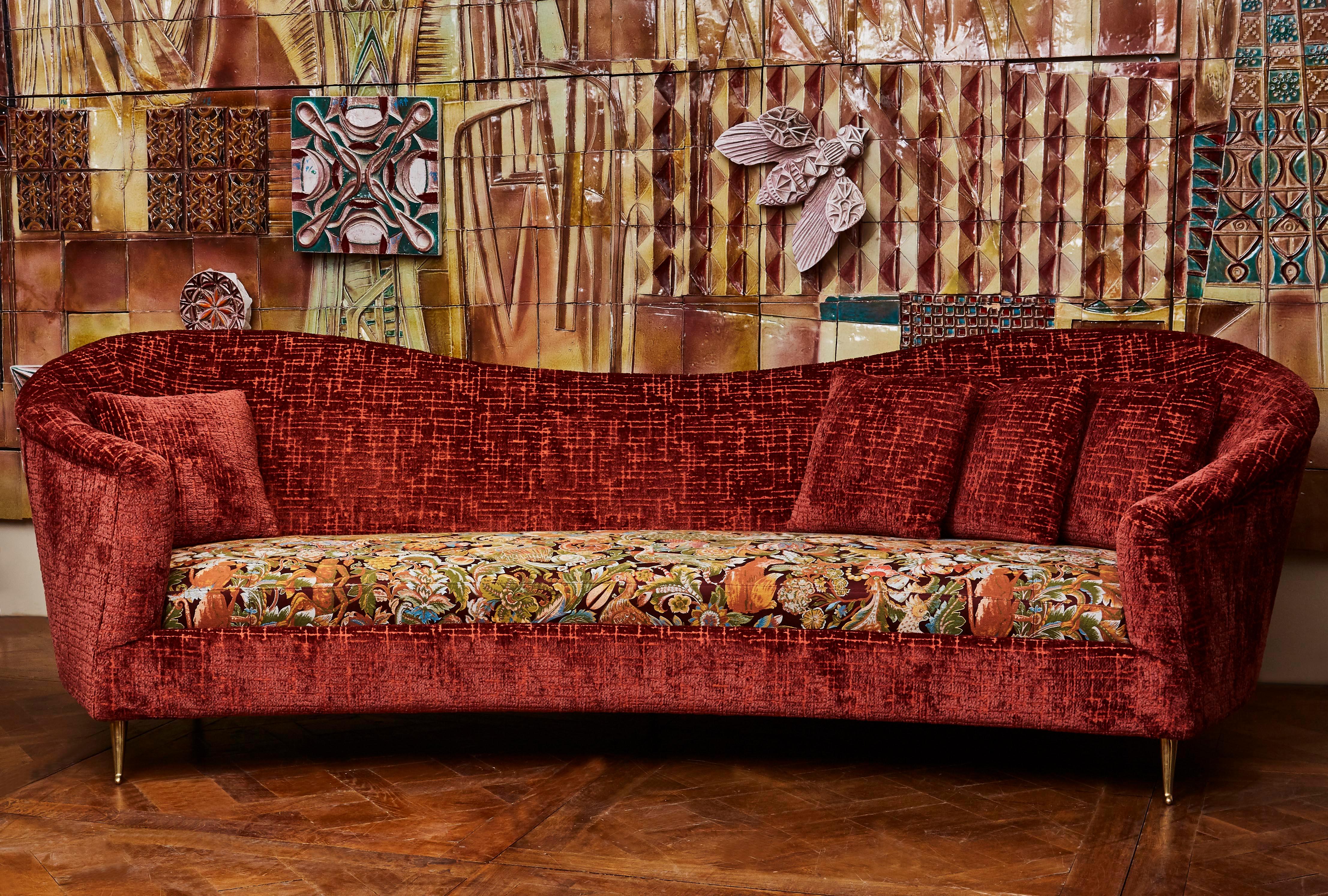 Italian Curved Sofa by Studio Glustin