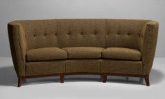 Curved Sofa in Wool Blend from Pierre Frey
