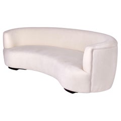 Curved sofa design 1950s