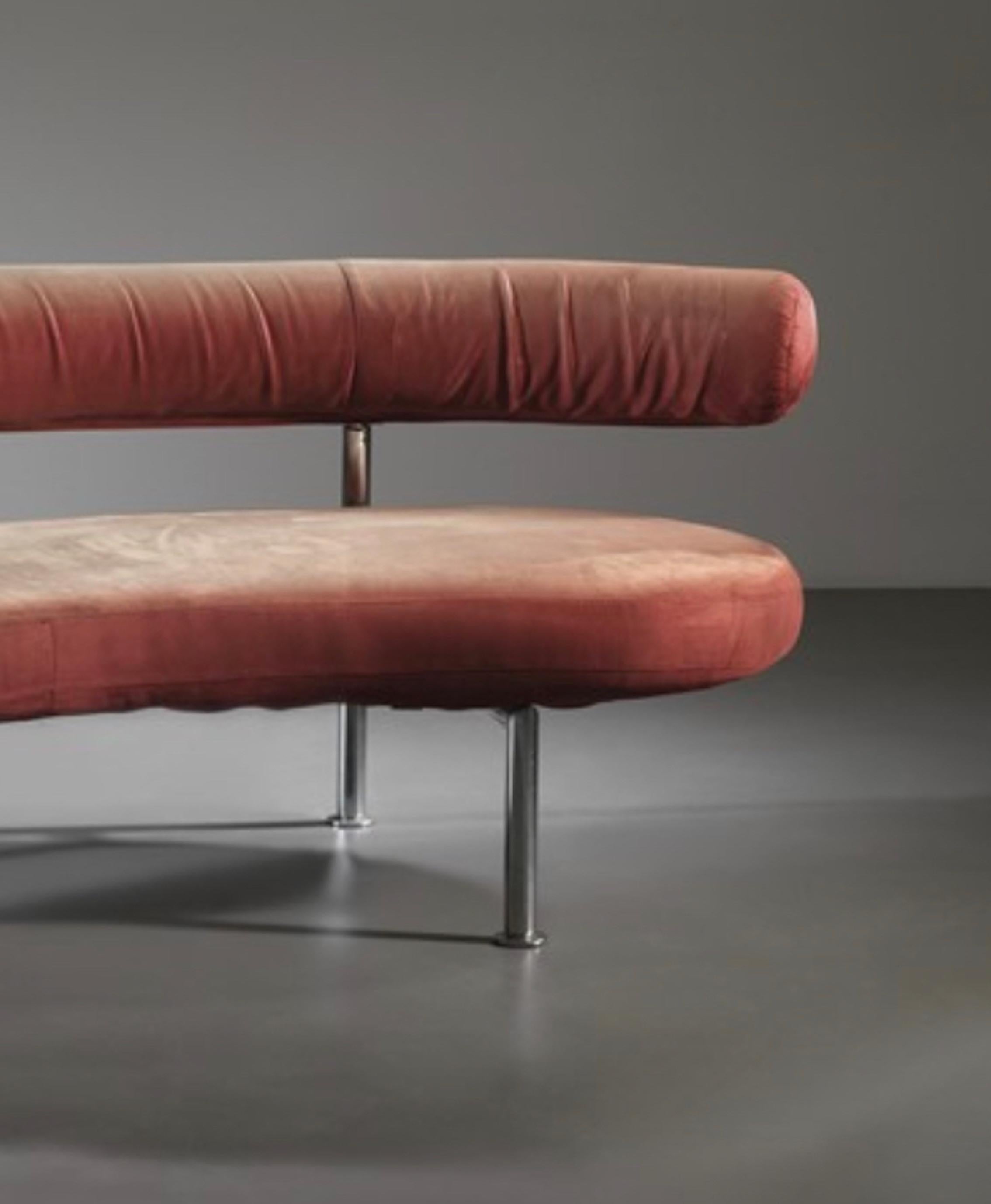 Moderne sofa incurvé Max d'Antonio Citterio, Flexform, Italie, 1983 ( personnalisable) en vente