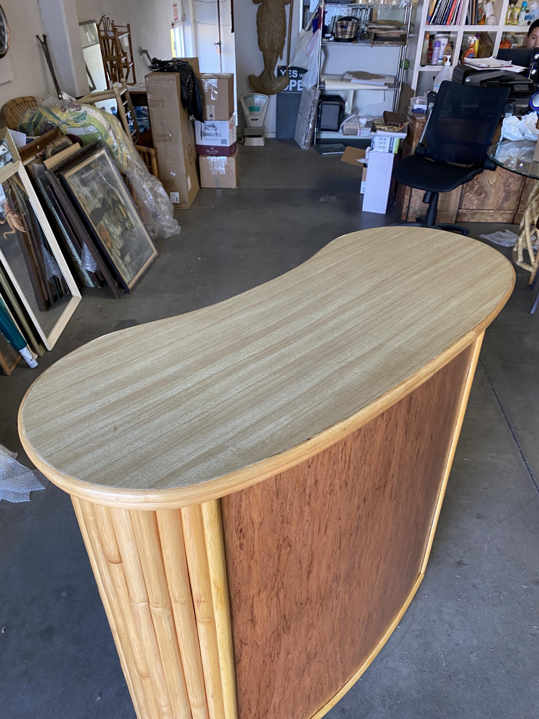 curved bar table