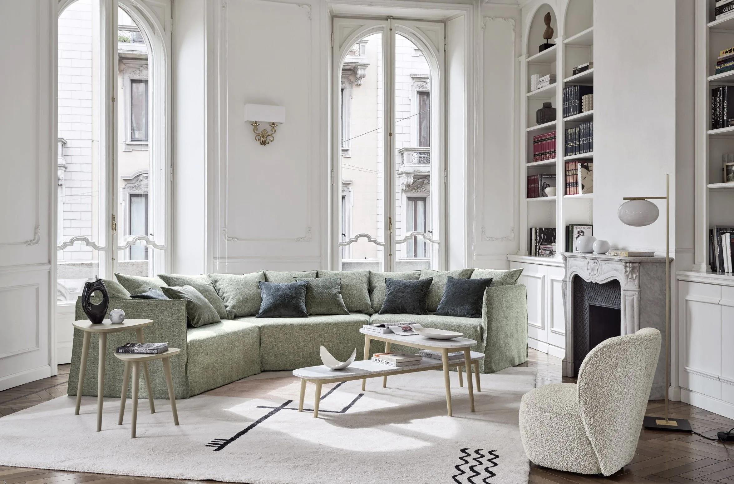 Elemento modular terminal curvo Gervasoni Ghost 35 diseño Paola Navone en Nuevo estado para la venta en Alcamo, IT