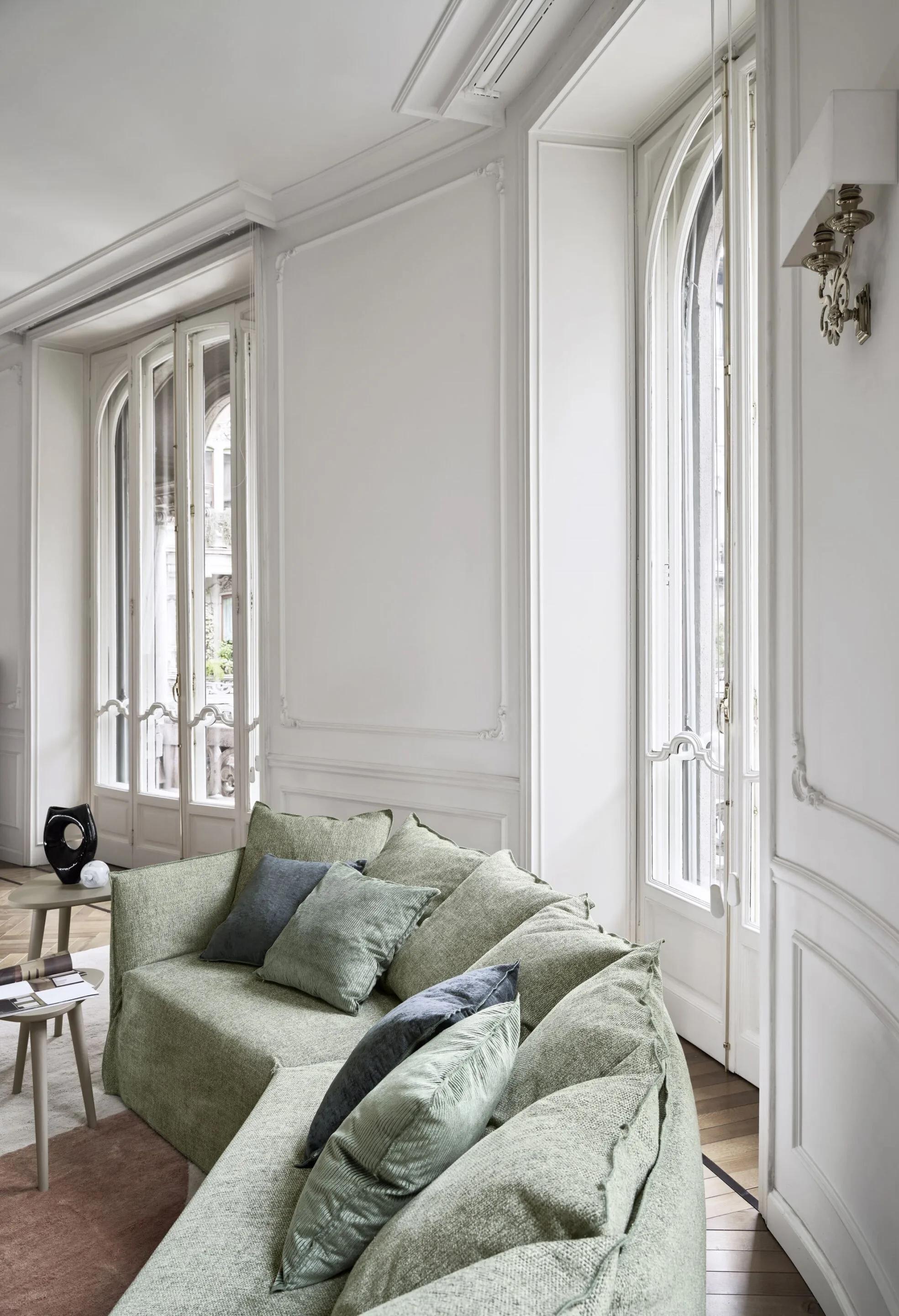 Elemento modular terminal curvo Gervasoni Ghost 35 diseño Paola Navone Contemporáneo en venta