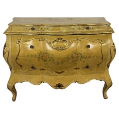 Curved Venetian Chest Of Drawers, Italy, 20th Century