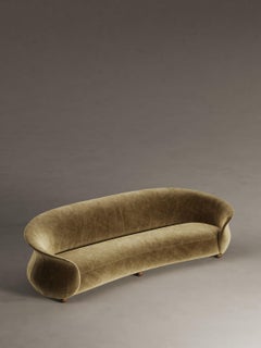 Handmade Mid Century Curved Verona Sofa